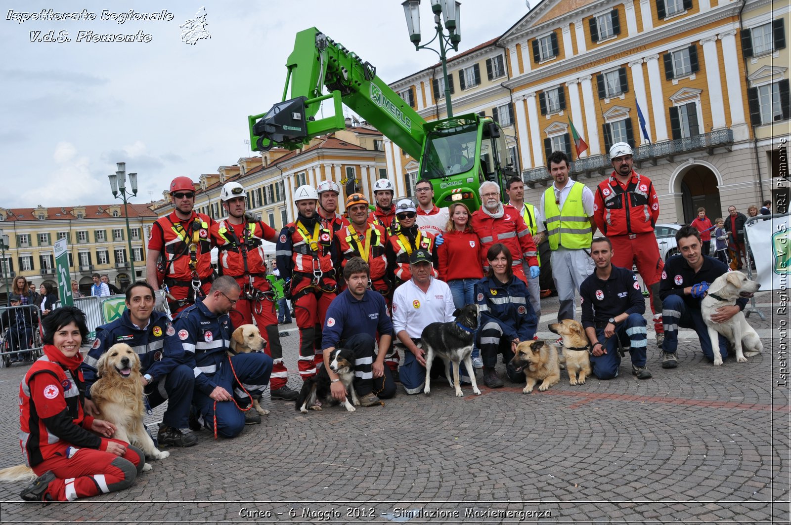 Cuneo - 6 Maggio 2012 - Simulazione Maxiemergenza- Croce Rossa Italiana - Ispettorato Regionale Volontari del Soccorso Piemonte