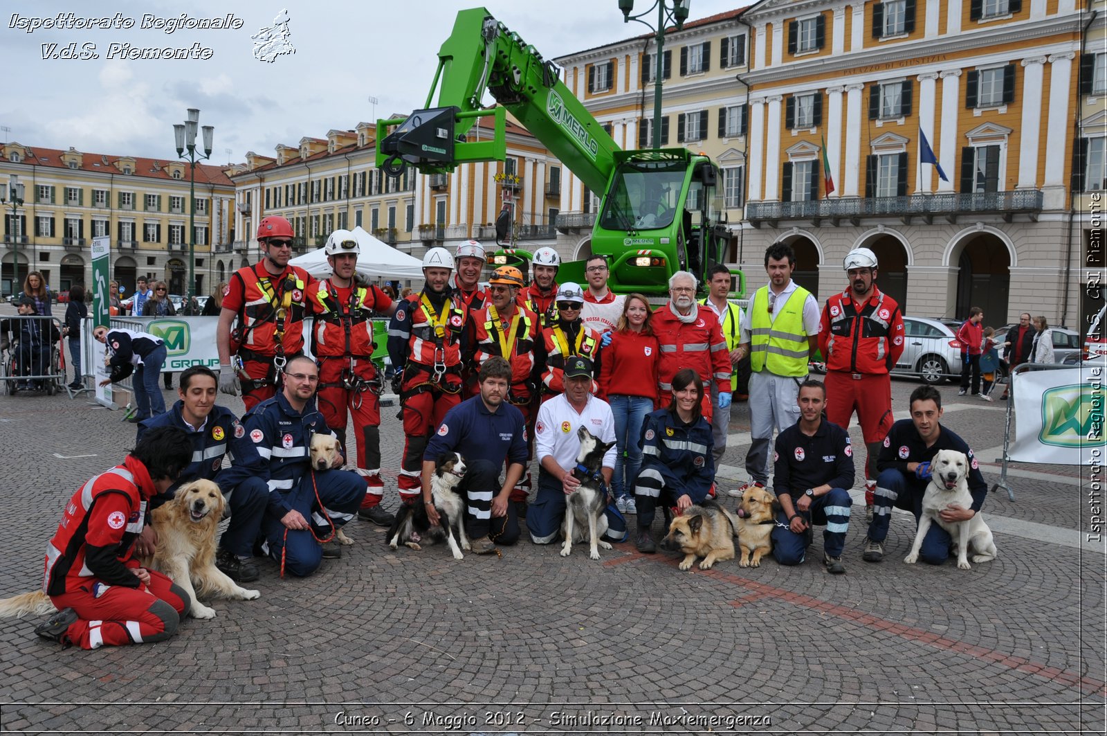 Cuneo - 6 Maggio 2012 - Simulazione Maxiemergenza- Croce Rossa Italiana - Ispettorato Regionale Volontari del Soccorso Piemonte