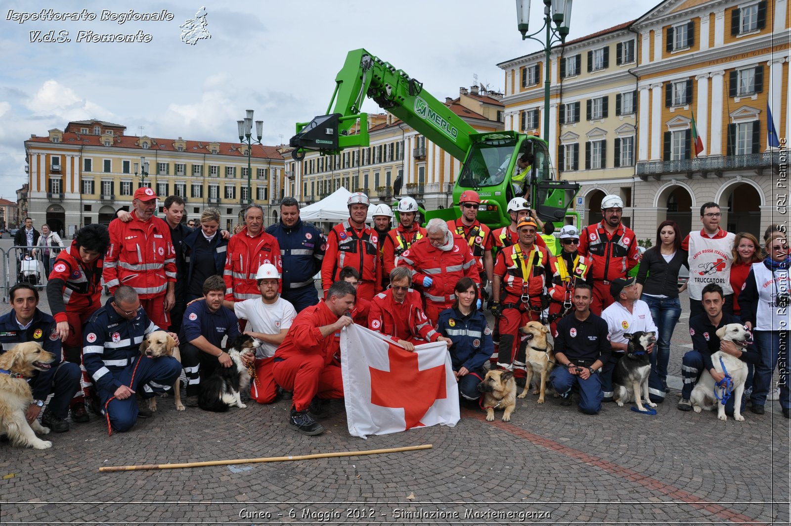 Cuneo - 6 Maggio 2012 - Simulazione Maxiemergenza- Croce Rossa Italiana - Ispettorato Regionale Volontari del Soccorso Piemonte