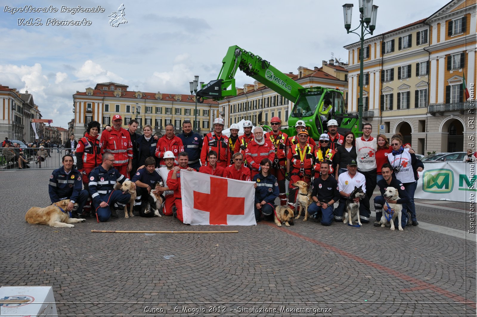 Cuneo - 6 Maggio 2012 - Simulazione Maxiemergenza- Croce Rossa Italiana - Ispettorato Regionale Volontari del Soccorso Piemonte