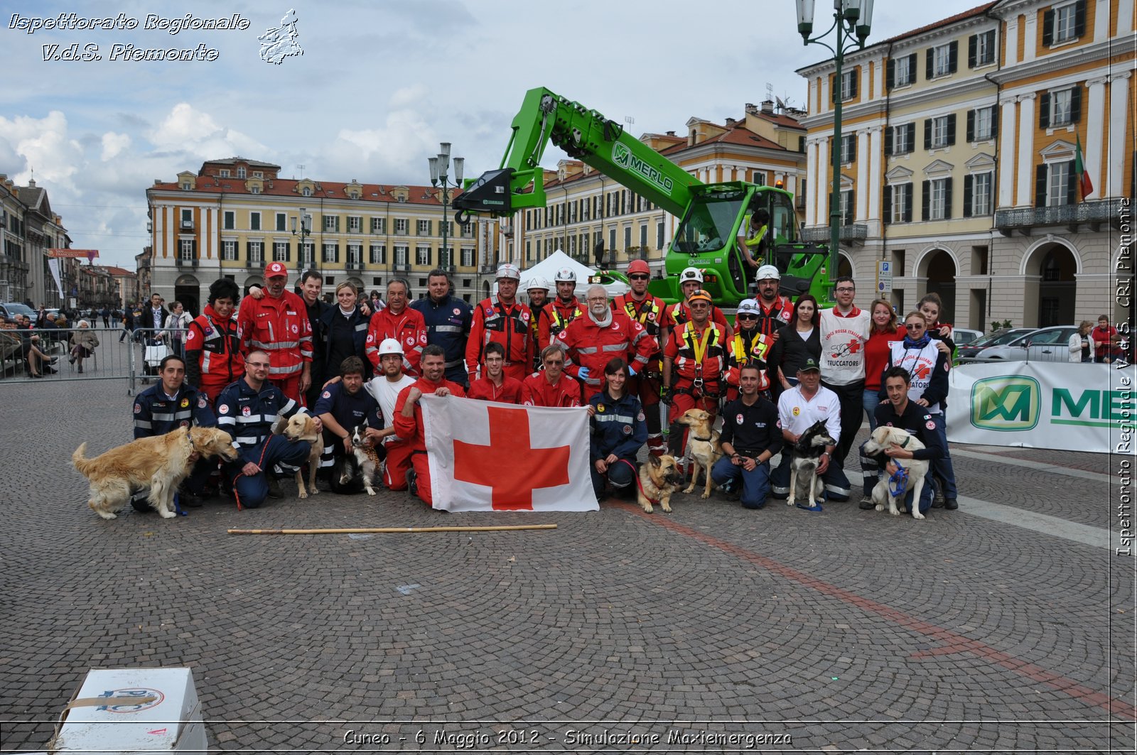 Cuneo - 6 Maggio 2012 - Simulazione Maxiemergenza- Croce Rossa Italiana - Ispettorato Regionale Volontari del Soccorso Piemonte