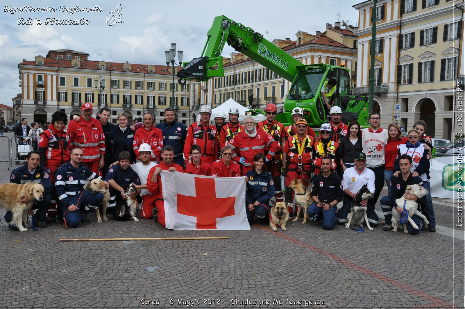 Cuneo - 6 Maggio 2012 - Simulazione Maxiemergenza- Croce Rossa Italiana - Ispettorato Regionale Volontari del Soccorso Piemonte