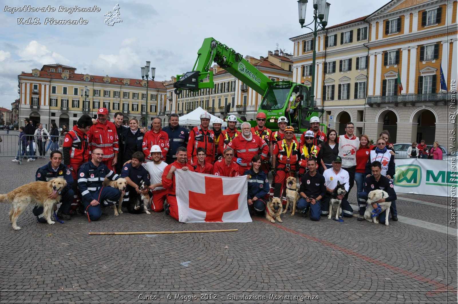 Cuneo - 6 Maggio 2012 - Simulazione Maxiemergenza- Croce Rossa Italiana - Ispettorato Regionale Volontari del Soccorso Piemonte