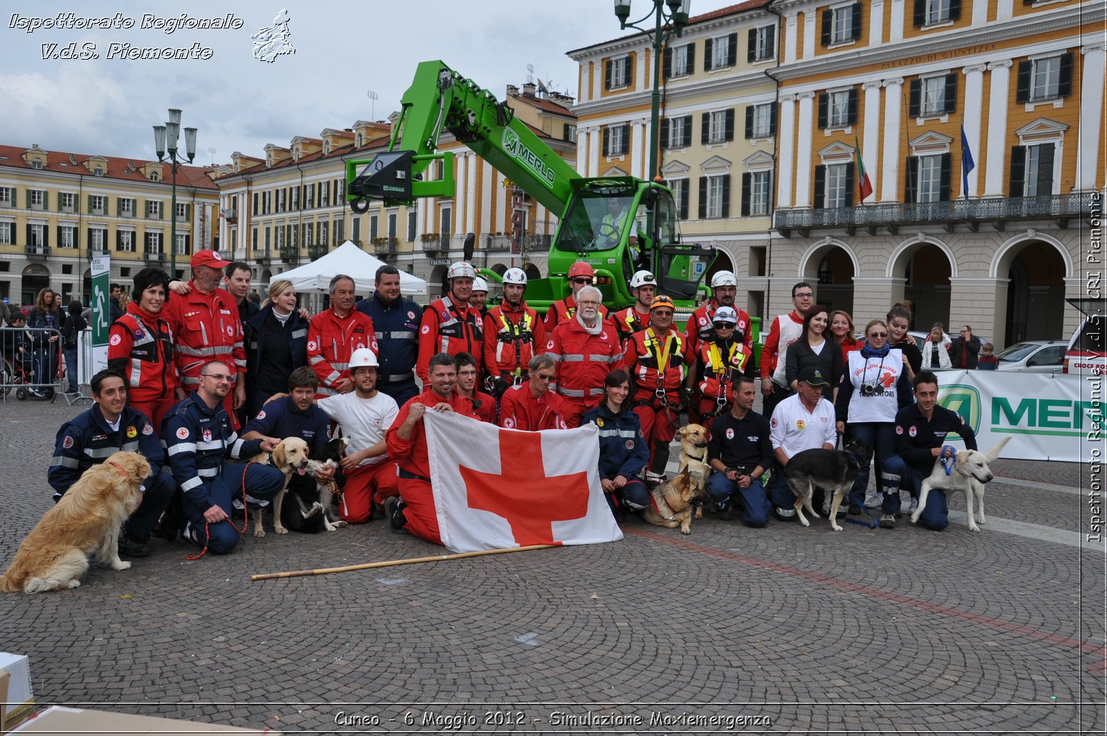 Cuneo - 6 Maggio 2012 - Simulazione Maxiemergenza- Croce Rossa Italiana - Ispettorato Regionale Volontari del Soccorso Piemonte