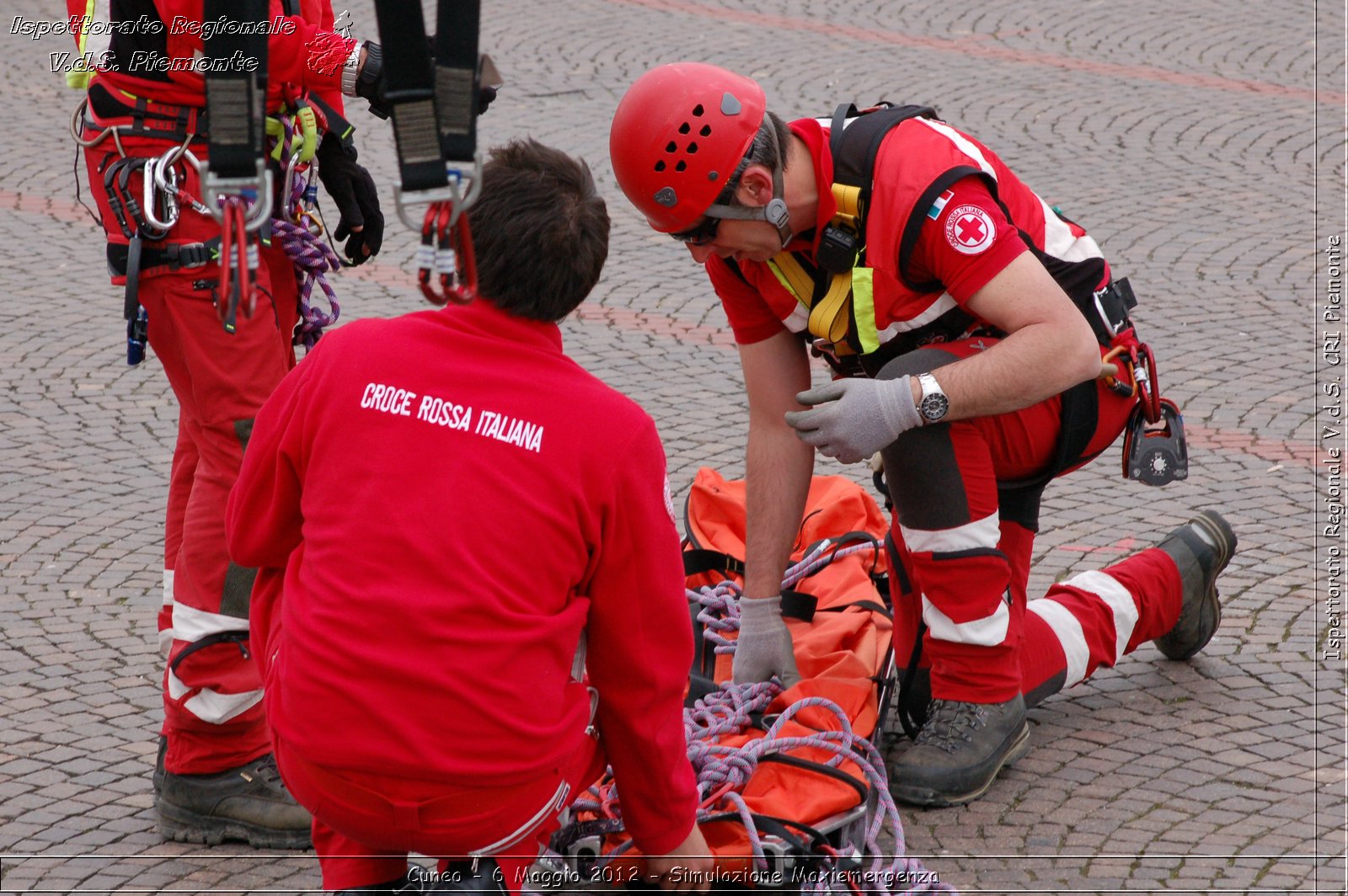 Cuneo - 6 Maggio 2012 - Simulazione Maxiemergenza- Croce Rossa Italiana - Ispettorato Regionale Volontari del Soccorso Piemonte