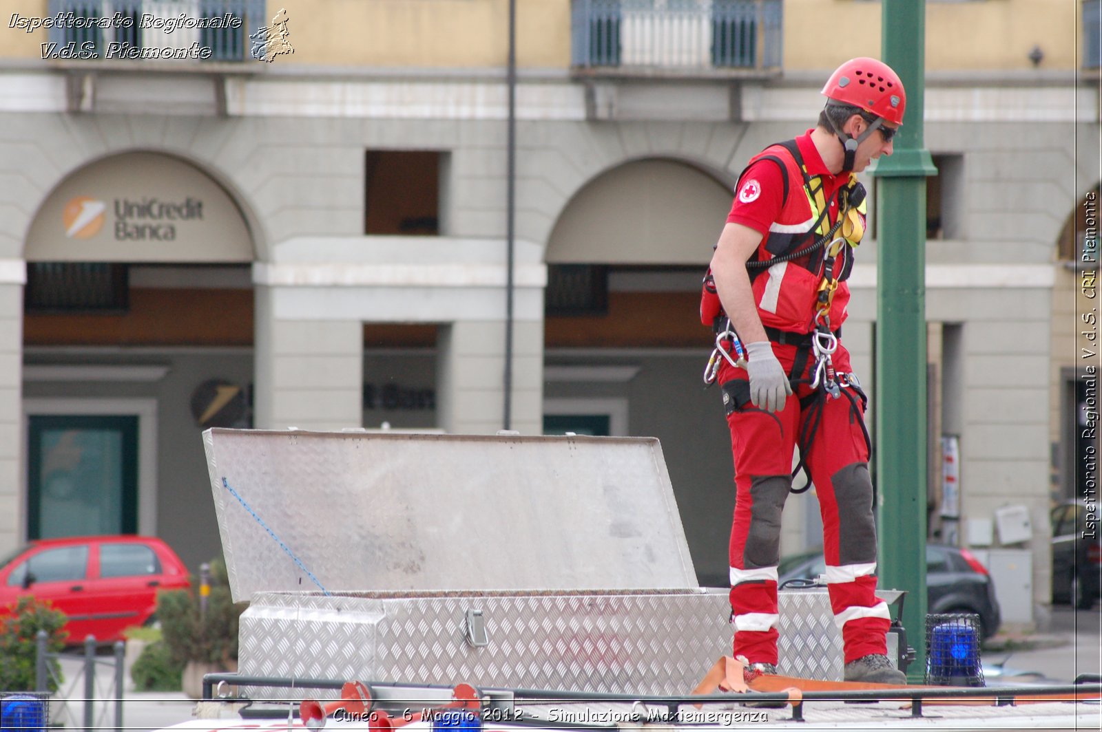 Cuneo - 6 Maggio 2012 - Simulazione Maxiemergenza- Croce Rossa Italiana - Ispettorato Regionale Volontari del Soccorso Piemonte