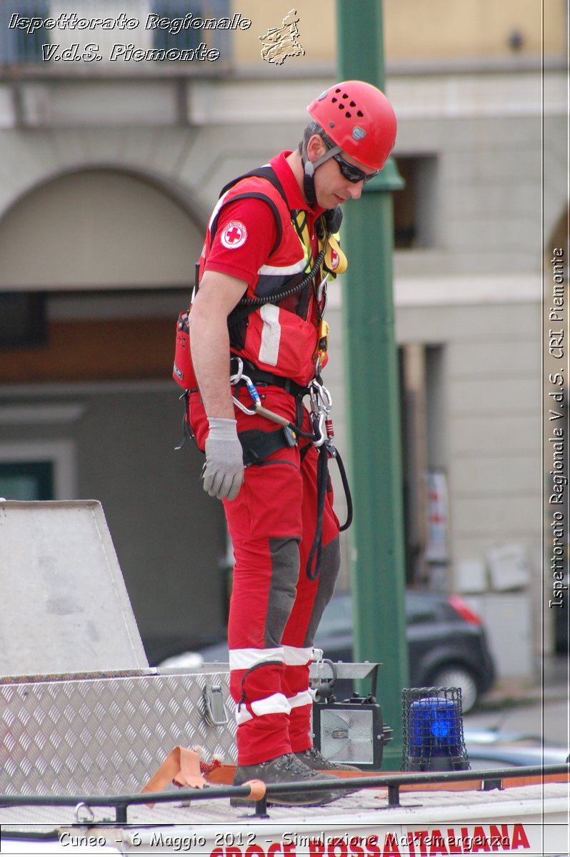 Cuneo - 6 Maggio 2012 - Simulazione Maxiemergenza- Croce Rossa Italiana - Ispettorato Regionale Volontari del Soccorso Piemonte