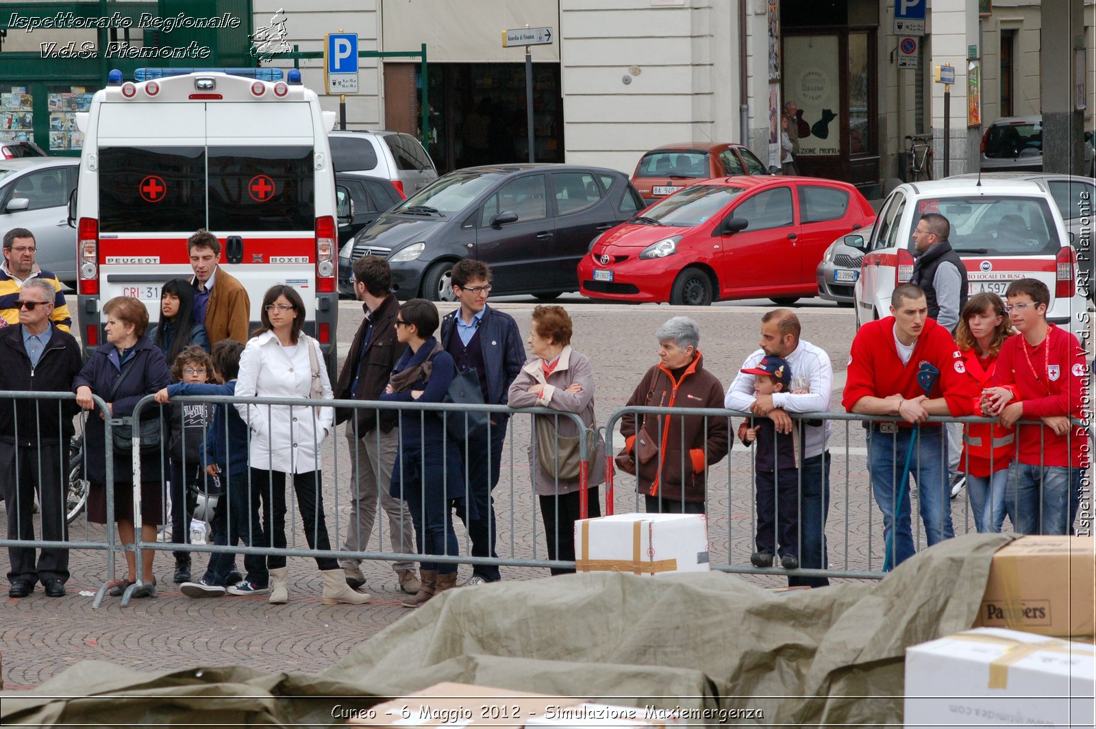 Cuneo - 6 Maggio 2012 - Simulazione Maxiemergenza- Croce Rossa Italiana - Ispettorato Regionale Volontari del Soccorso Piemonte