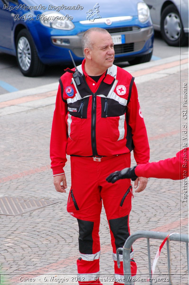 Cuneo - 6 Maggio 2012 - Simulazione Maxiemergenza- Croce Rossa Italiana - Ispettorato Regionale Volontari del Soccorso Piemonte