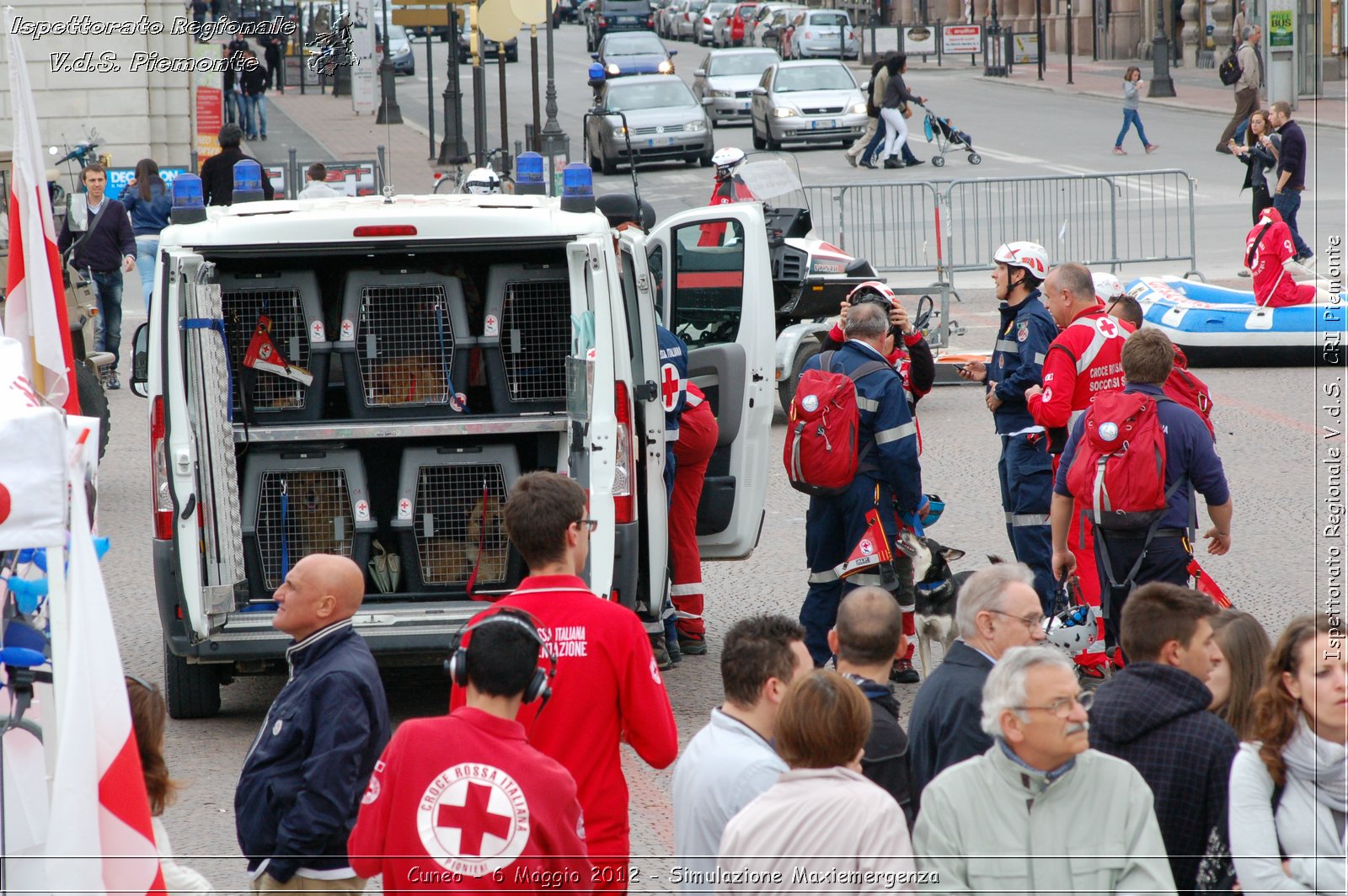 Cuneo - 6 Maggio 2012 - Simulazione Maxiemergenza- Croce Rossa Italiana - Ispettorato Regionale Volontari del Soccorso Piemonte