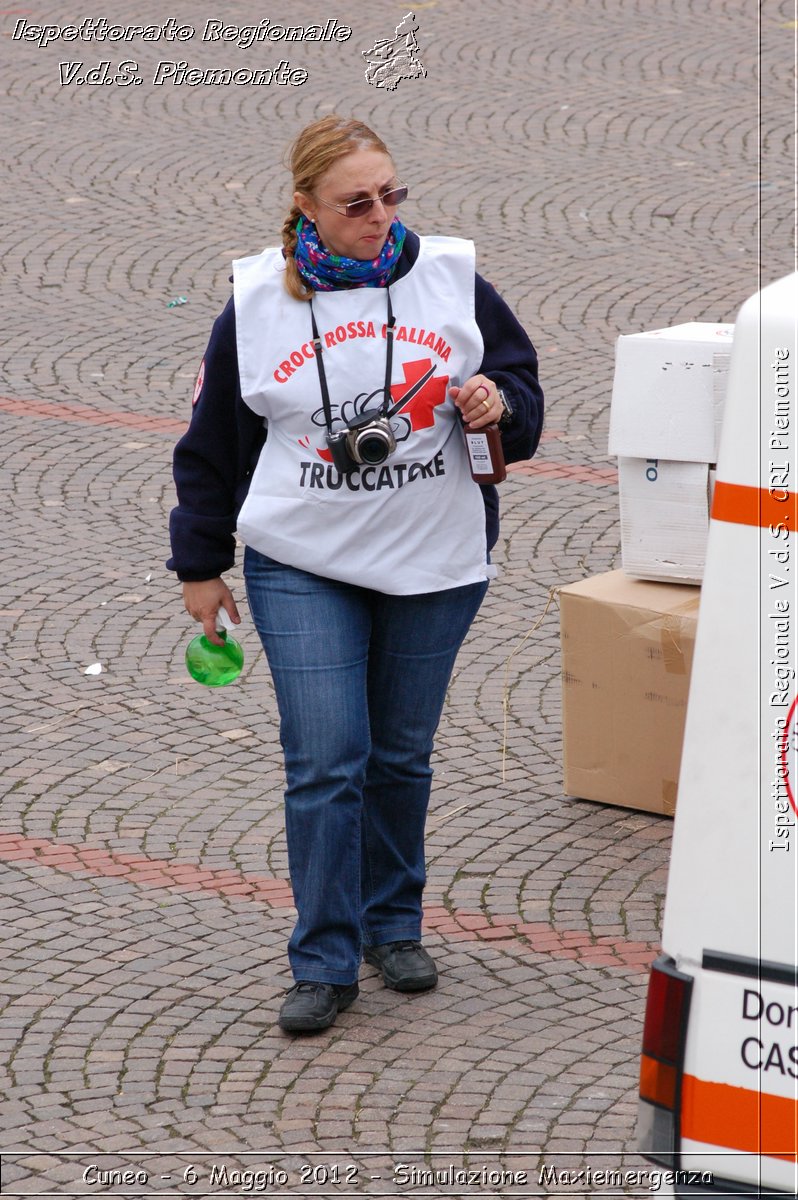 Cuneo - 6 Maggio 2012 - Simulazione Maxiemergenza- Croce Rossa Italiana - Ispettorato Regionale Volontari del Soccorso Piemonte