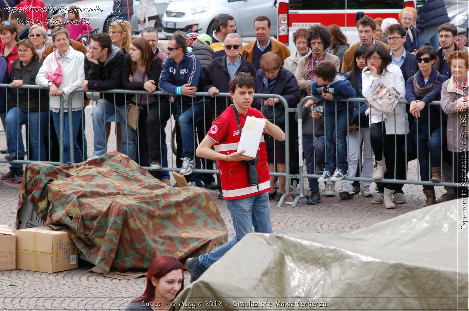 Cuneo - 6 Maggio 2012 - Simulazione Maxiemergenza- Croce Rossa Italiana - Ispettorato Regionale Volontari del Soccorso Piemonte