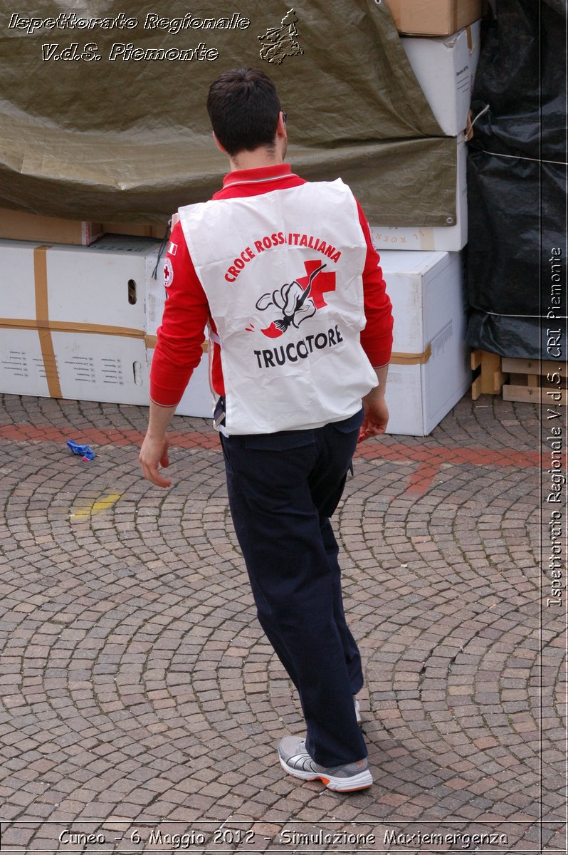 Cuneo - 6 Maggio 2012 - Simulazione Maxiemergenza- Croce Rossa Italiana - Ispettorato Regionale Volontari del Soccorso Piemonte