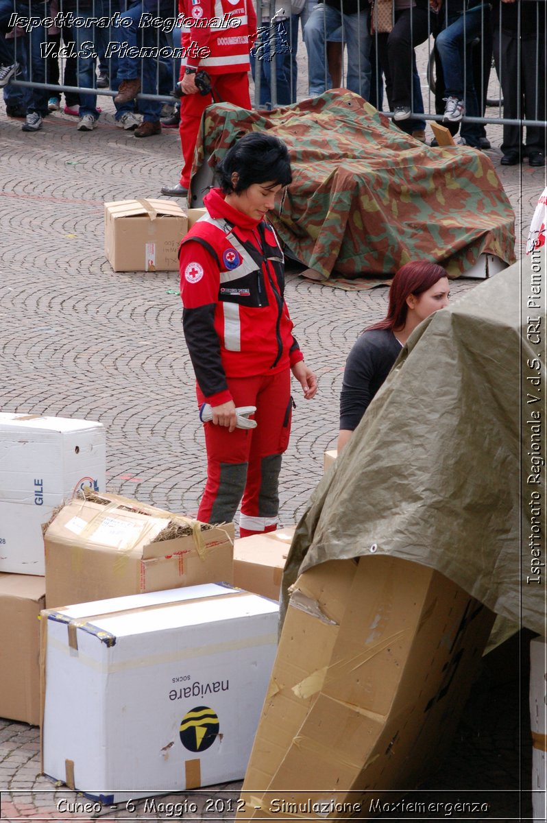 Cuneo - 6 Maggio 2012 - Simulazione Maxiemergenza- Croce Rossa Italiana - Ispettorato Regionale Volontari del Soccorso Piemonte