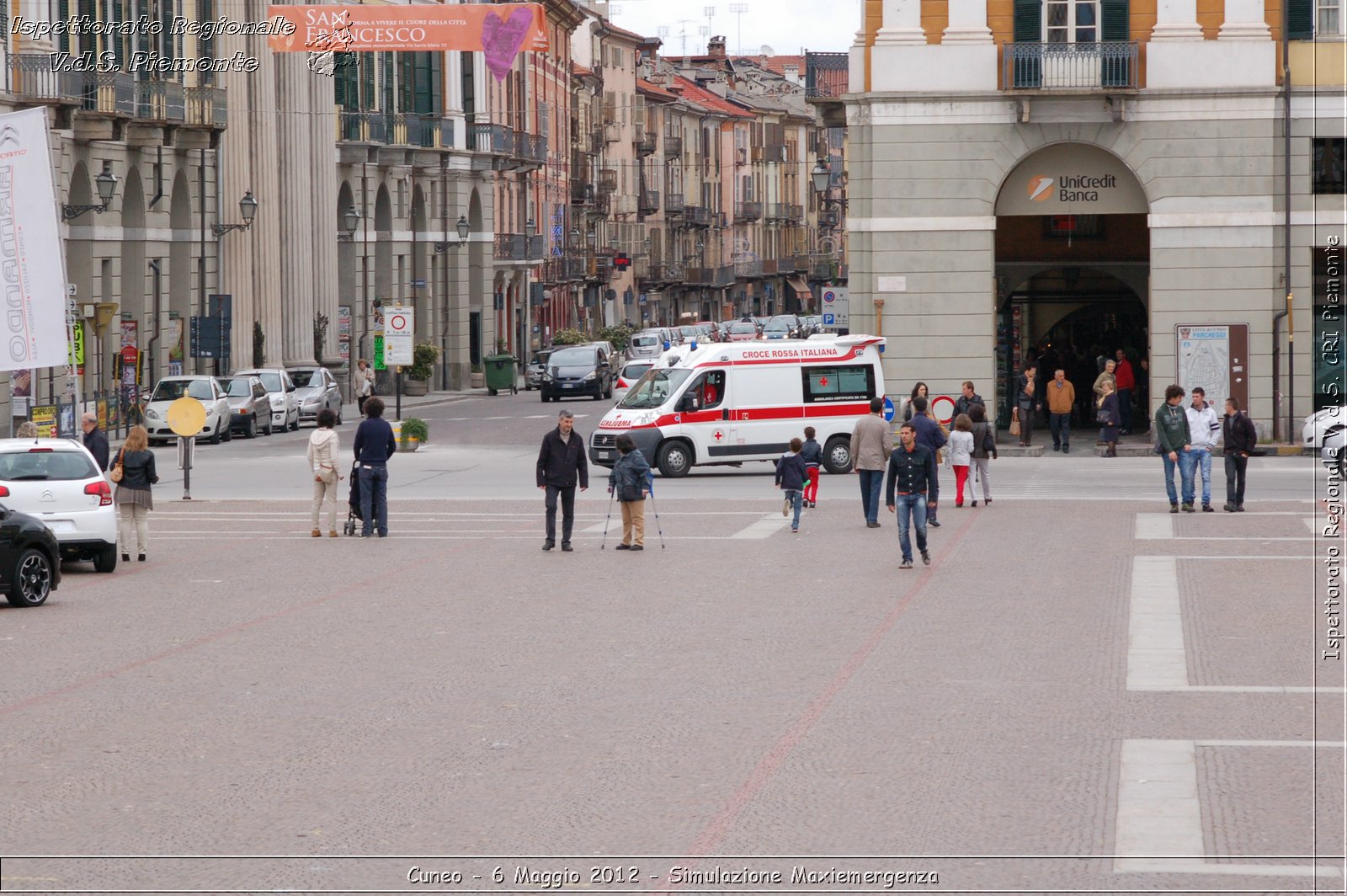 Cuneo - 6 Maggio 2012 - Simulazione Maxiemergenza- Croce Rossa Italiana - Ispettorato Regionale Volontari del Soccorso Piemonte