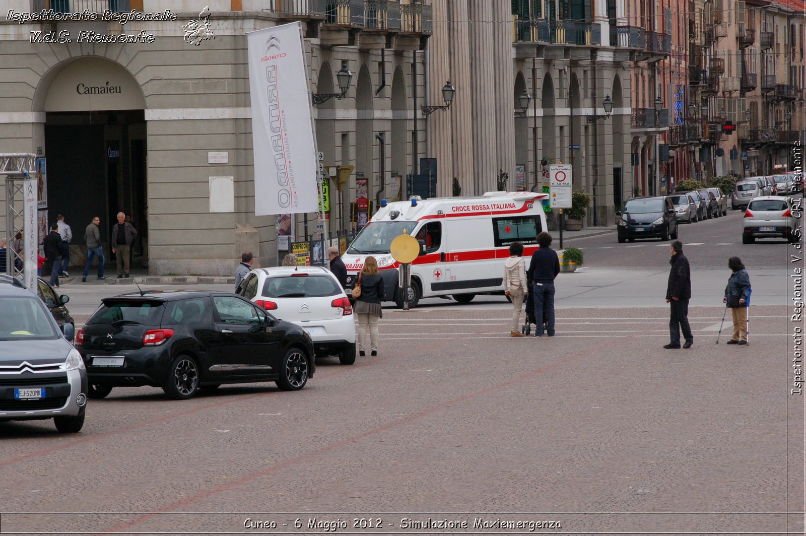 Cuneo - 6 Maggio 2012 - Simulazione Maxiemergenza- Croce Rossa Italiana - Ispettorato Regionale Volontari del Soccorso Piemonte