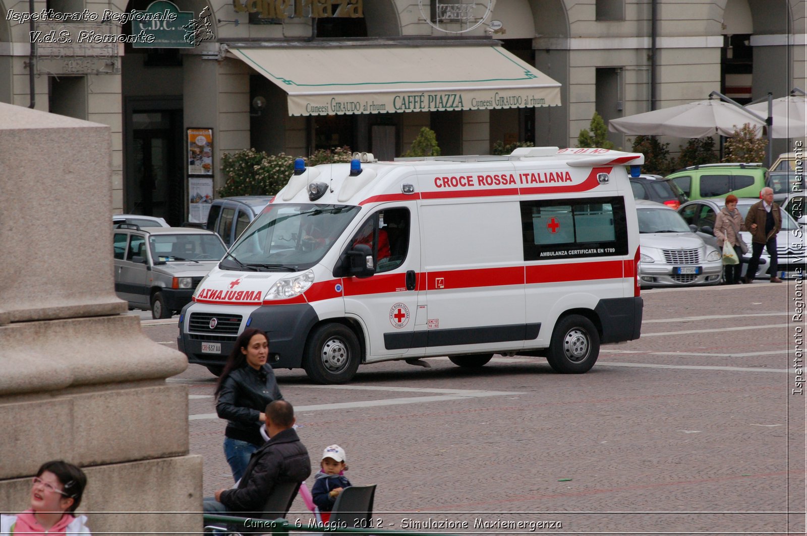 Cuneo - 6 Maggio 2012 - Simulazione Maxiemergenza- Croce Rossa Italiana - Ispettorato Regionale Volontari del Soccorso Piemonte