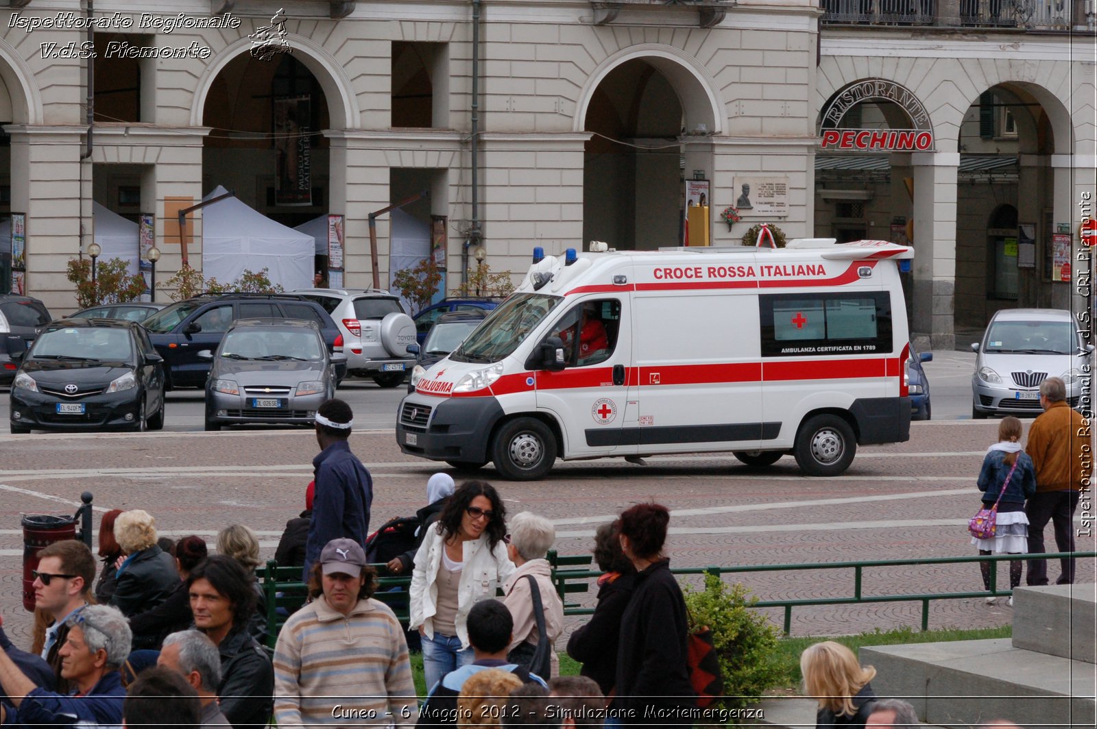 Cuneo - 6 Maggio 2012 - Simulazione Maxiemergenza- Croce Rossa Italiana - Ispettorato Regionale Volontari del Soccorso Piemonte