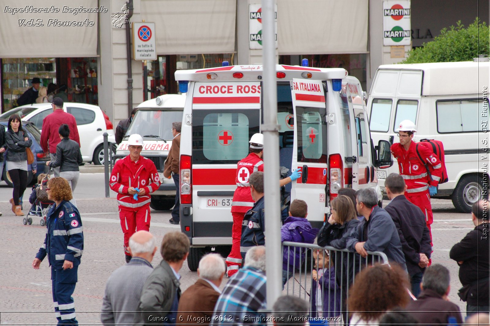 Cuneo - 6 Maggio 2012 - Simulazione Maxiemergenza- Croce Rossa Italiana - Ispettorato Regionale Volontari del Soccorso Piemonte