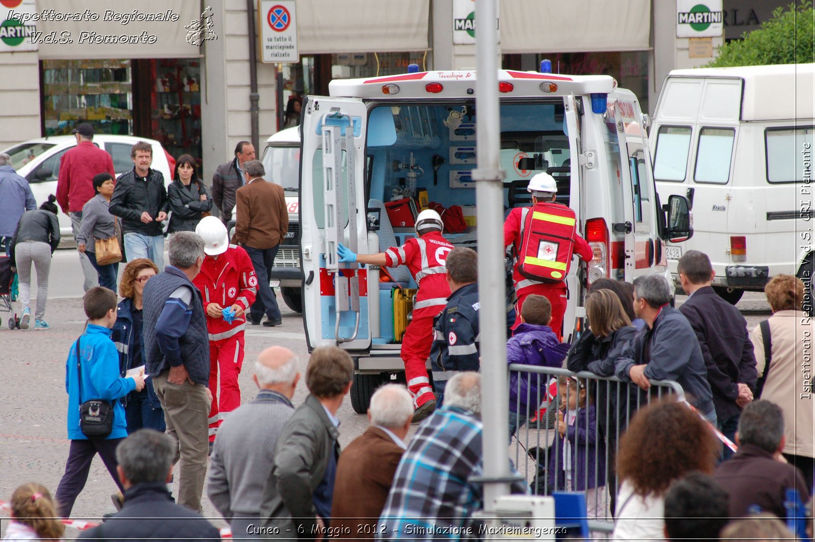 Cuneo - 6 Maggio 2012 - Simulazione Maxiemergenza- Croce Rossa Italiana - Ispettorato Regionale Volontari del Soccorso Piemonte