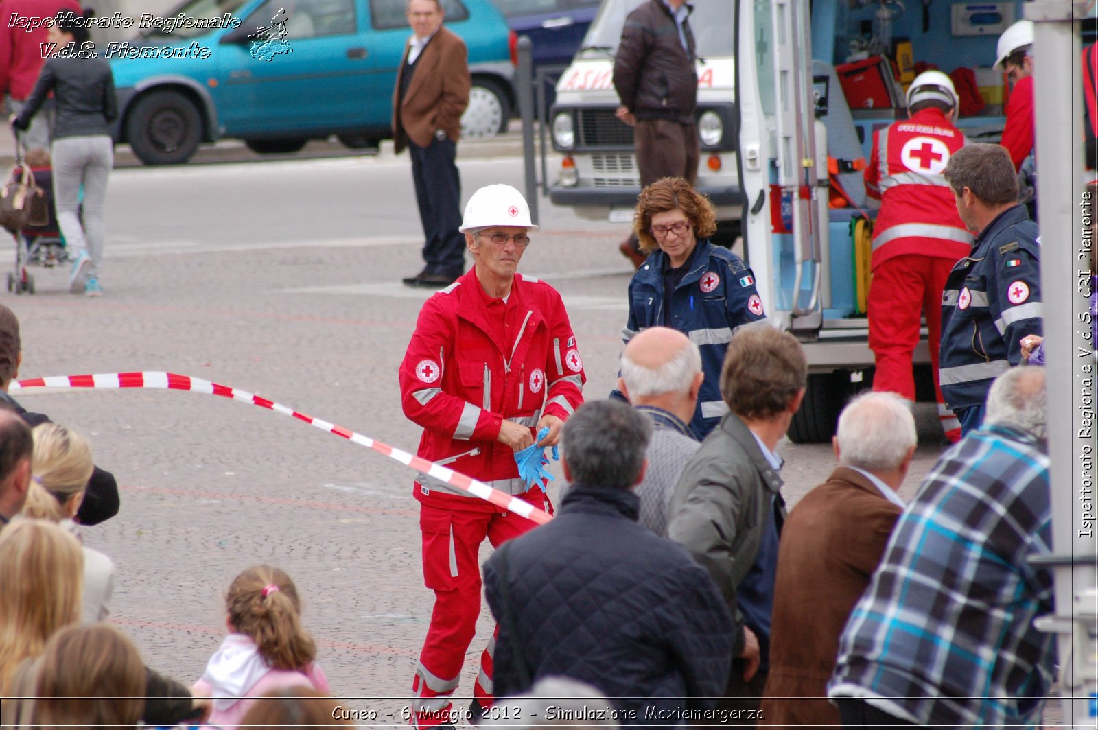 Cuneo - 6 Maggio 2012 - Simulazione Maxiemergenza- Croce Rossa Italiana - Ispettorato Regionale Volontari del Soccorso Piemonte