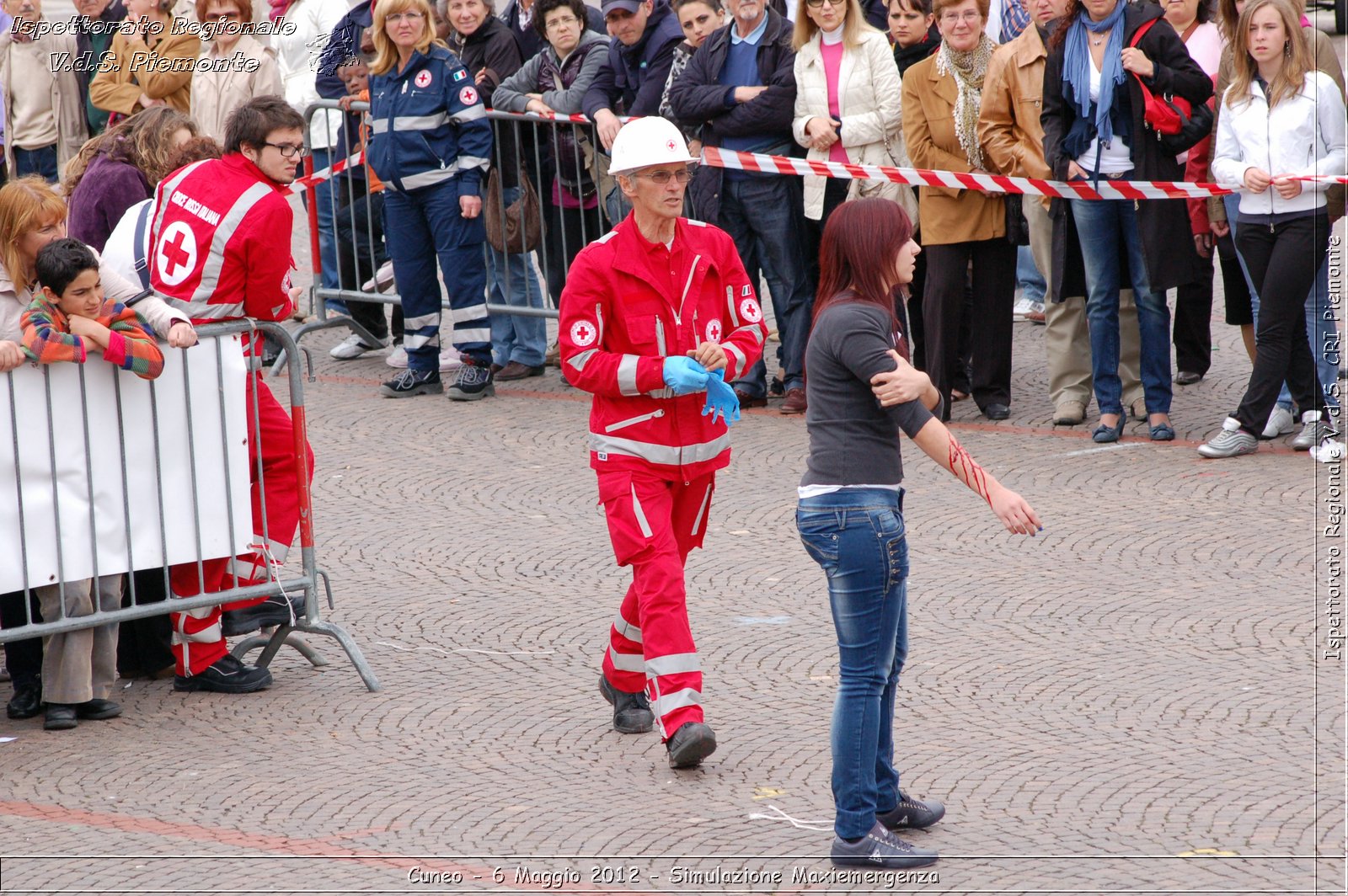 Cuneo - 6 Maggio 2012 - Simulazione Maxiemergenza- Croce Rossa Italiana - Ispettorato Regionale Volontari del Soccorso Piemonte