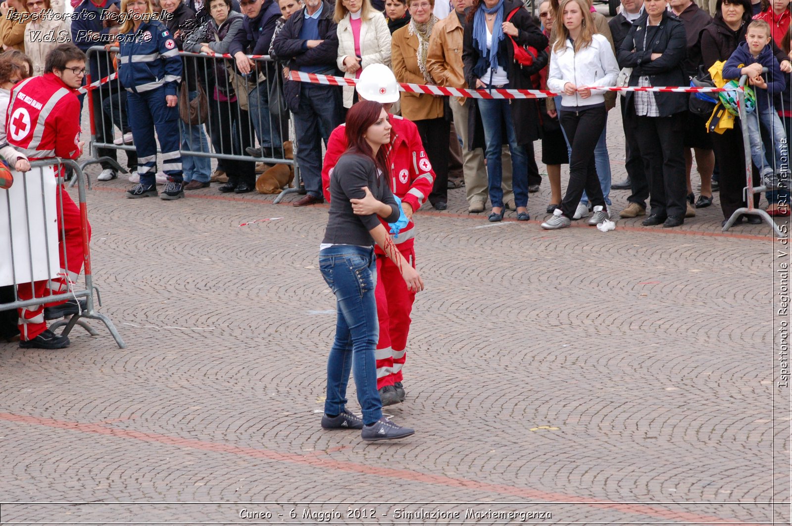 Cuneo - 6 Maggio 2012 - Simulazione Maxiemergenza- Croce Rossa Italiana - Ispettorato Regionale Volontari del Soccorso Piemonte