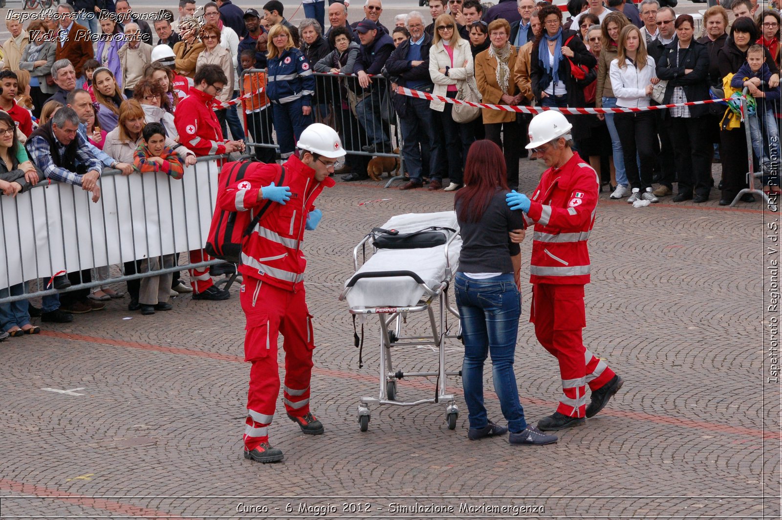 Cuneo - 6 Maggio 2012 - Simulazione Maxiemergenza- Croce Rossa Italiana - Ispettorato Regionale Volontari del Soccorso Piemonte