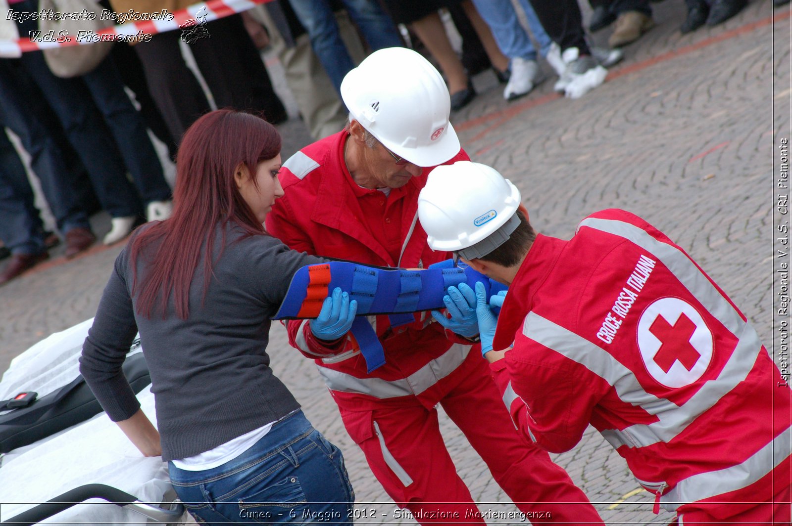 Cuneo - 6 Maggio 2012 - Simulazione Maxiemergenza- Croce Rossa Italiana - Ispettorato Regionale Volontari del Soccorso Piemonte