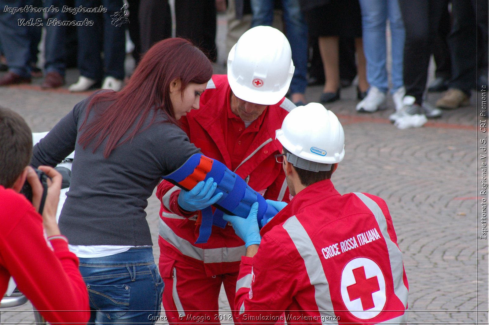 Cuneo - 6 Maggio 2012 - Simulazione Maxiemergenza- Croce Rossa Italiana - Ispettorato Regionale Volontari del Soccorso Piemonte