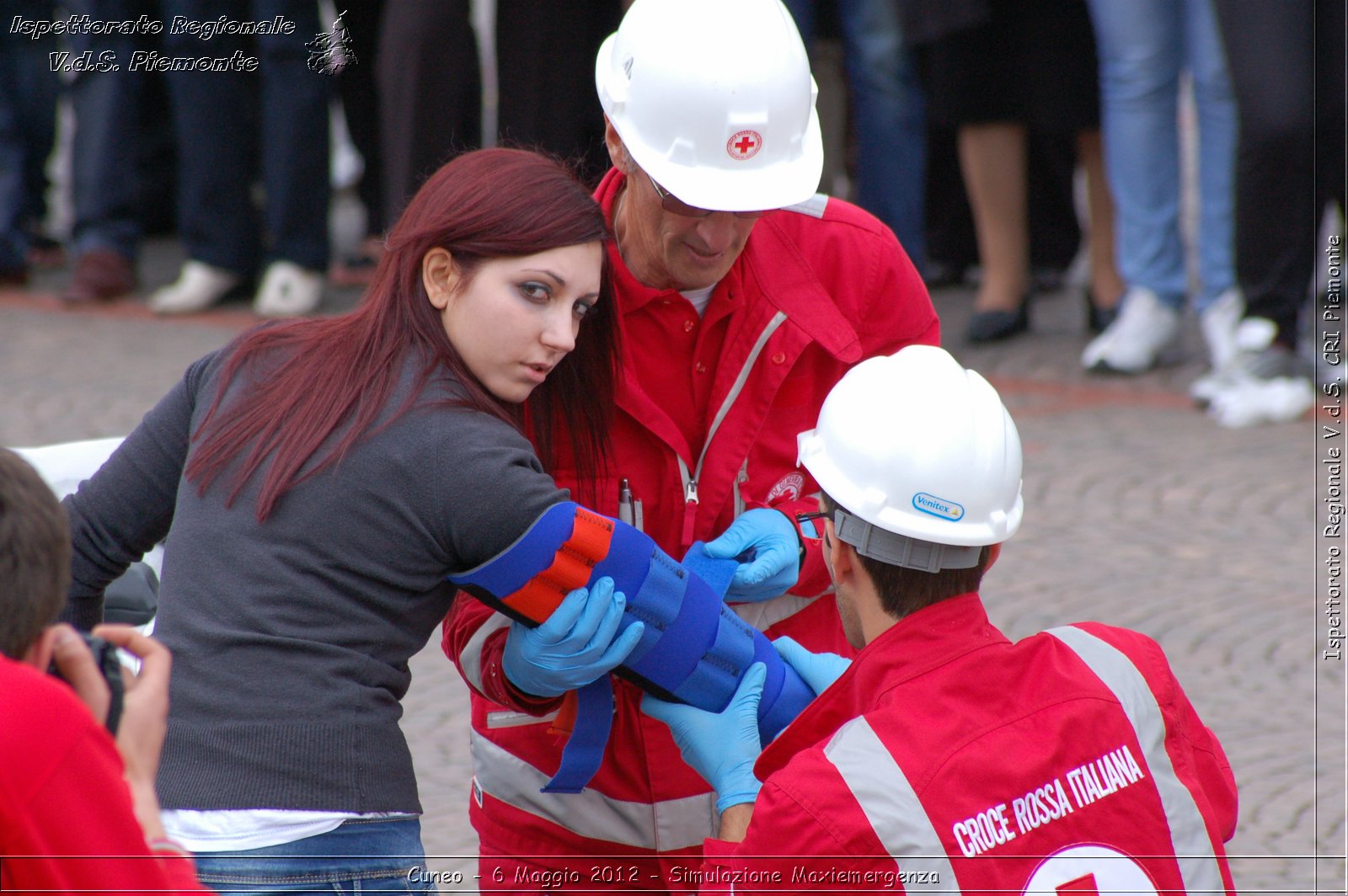 Cuneo - 6 Maggio 2012 - Simulazione Maxiemergenza- Croce Rossa Italiana - Ispettorato Regionale Volontari del Soccorso Piemonte