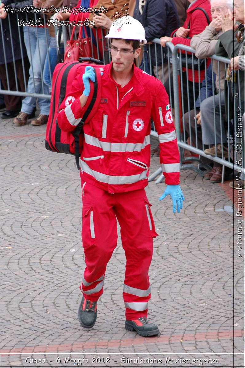 Cuneo - 6 Maggio 2012 - Simulazione Maxiemergenza- Croce Rossa Italiana - Ispettorato Regionale Volontari del Soccorso Piemonte