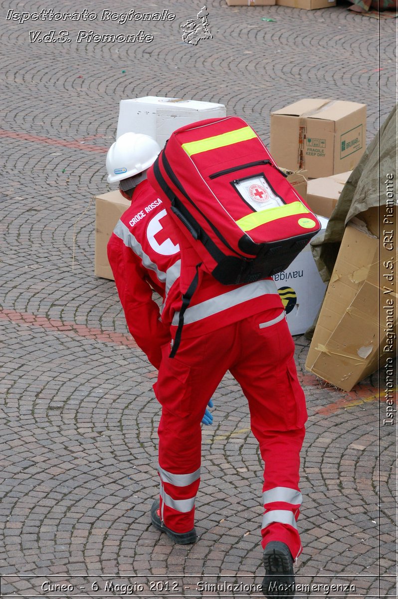 Cuneo - 6 Maggio 2012 - Simulazione Maxiemergenza- Croce Rossa Italiana - Ispettorato Regionale Volontari del Soccorso Piemonte