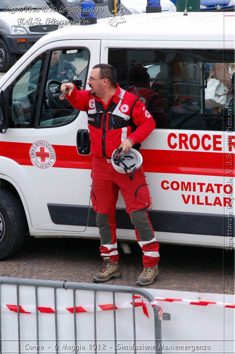 Cuneo - 6 Maggio 2012 - Simulazione Maxiemergenza- Croce Rossa Italiana - Ispettorato Regionale Volontari del Soccorso Piemonte