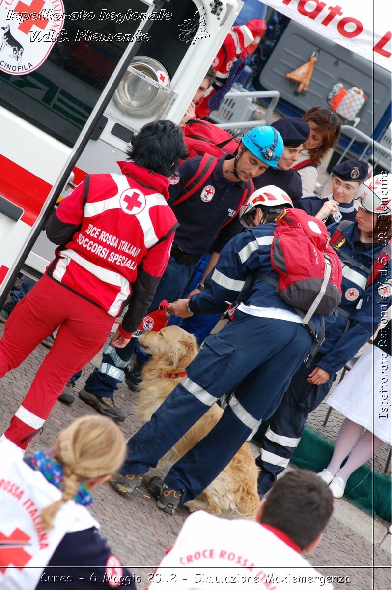 Cuneo - 6 Maggio 2012 - Simulazione Maxiemergenza- Croce Rossa Italiana - Ispettorato Regionale Volontari del Soccorso Piemonte