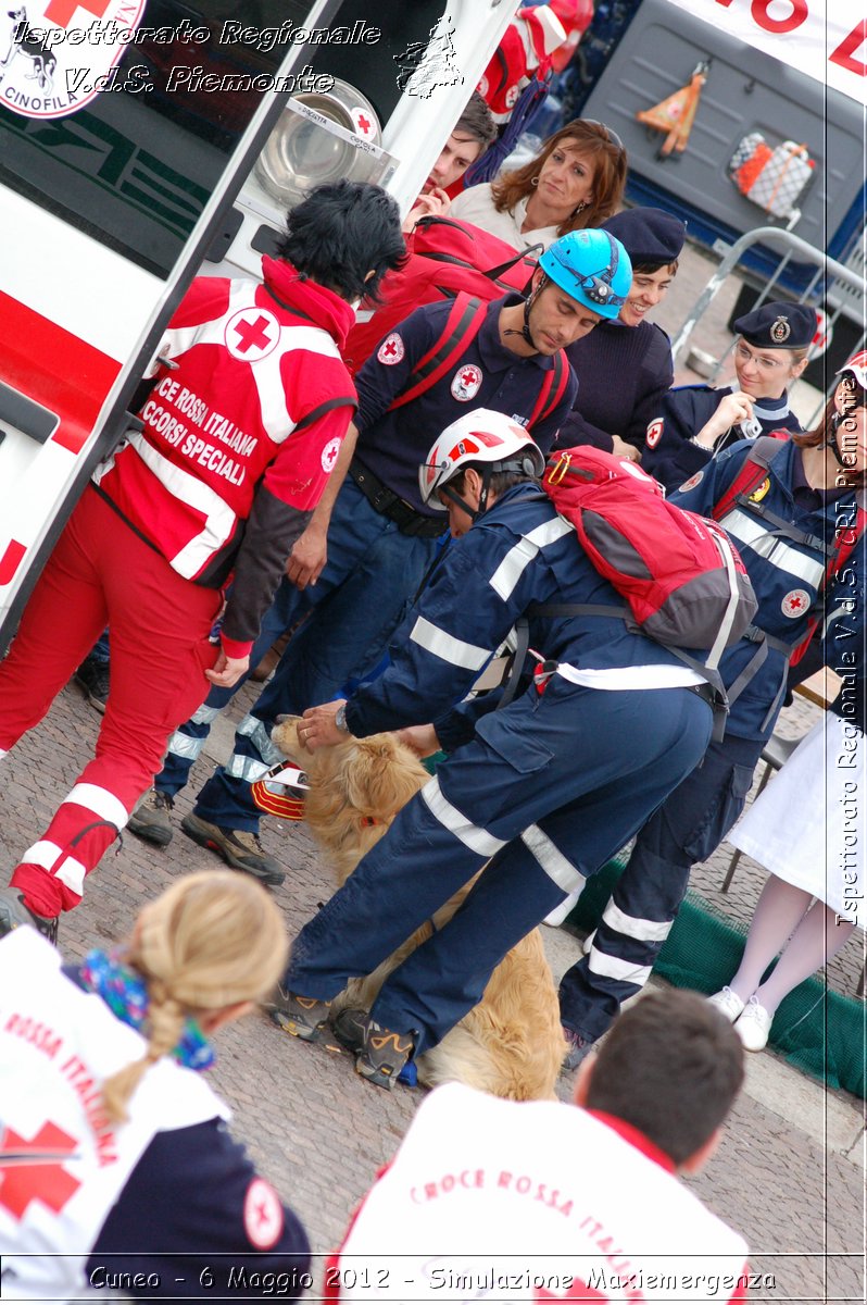 Cuneo - 6 Maggio 2012 - Simulazione Maxiemergenza- Croce Rossa Italiana - Ispettorato Regionale Volontari del Soccorso Piemonte