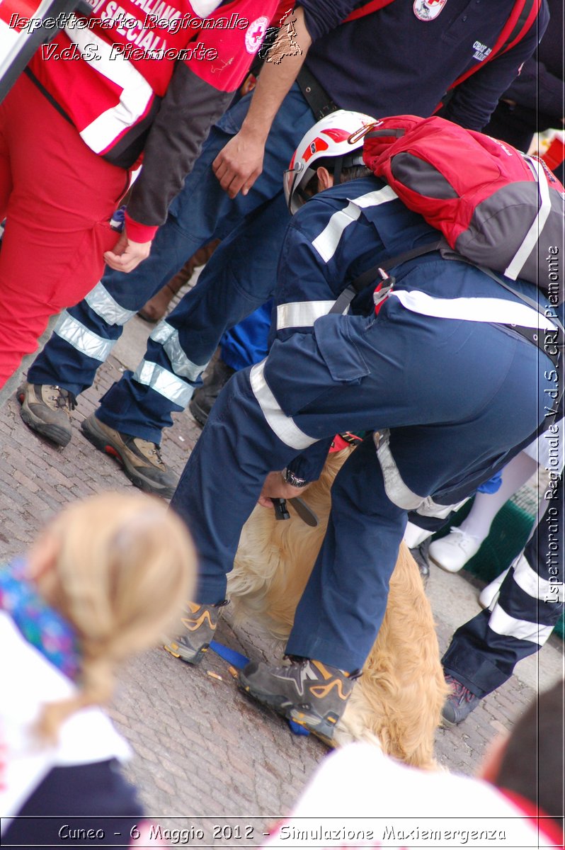 Cuneo - 6 Maggio 2012 - Simulazione Maxiemergenza- Croce Rossa Italiana - Ispettorato Regionale Volontari del Soccorso Piemonte