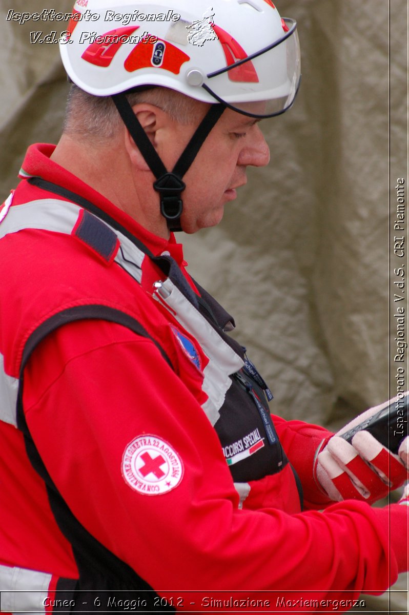 Cuneo - 6 Maggio 2012 - Simulazione Maxiemergenza- Croce Rossa Italiana - Ispettorato Regionale Volontari del Soccorso Piemonte