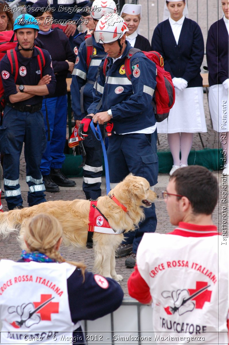 Cuneo - 6 Maggio 2012 - Simulazione Maxiemergenza- Croce Rossa Italiana - Ispettorato Regionale Volontari del Soccorso Piemonte