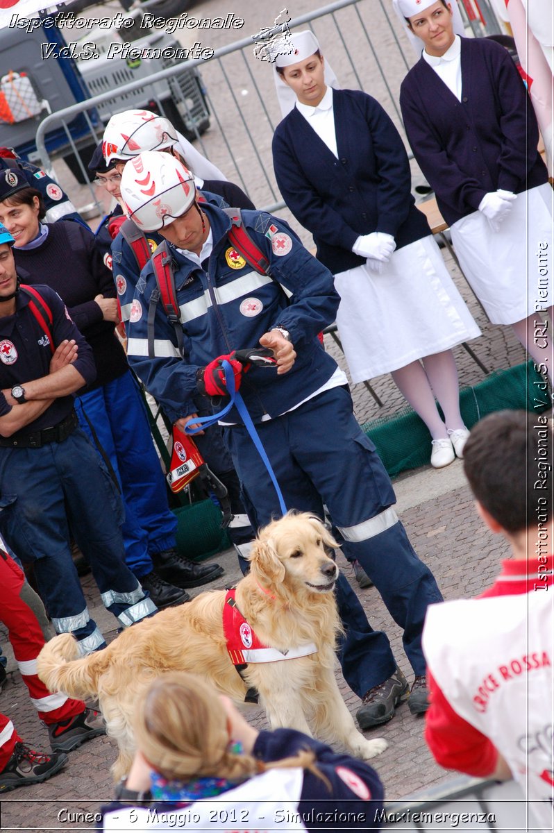 Cuneo - 6 Maggio 2012 - Simulazione Maxiemergenza- Croce Rossa Italiana - Ispettorato Regionale Volontari del Soccorso Piemonte