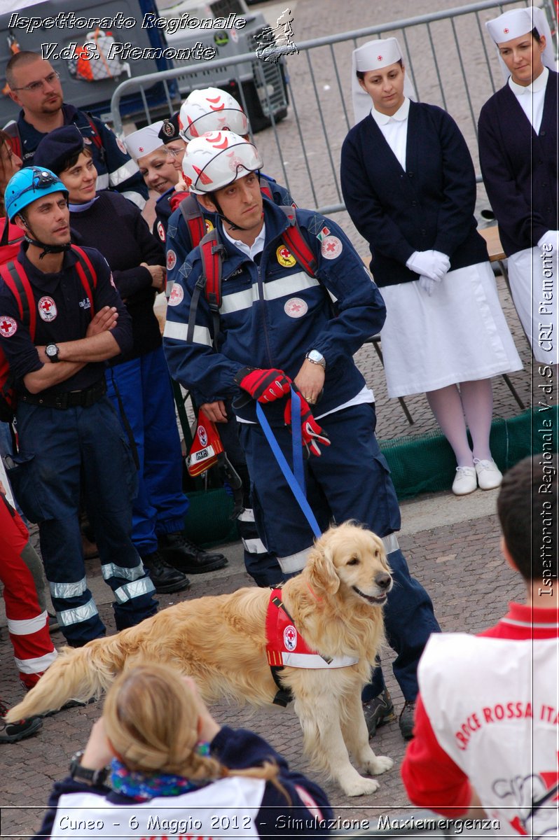 Cuneo - 6 Maggio 2012 - Simulazione Maxiemergenza- Croce Rossa Italiana - Ispettorato Regionale Volontari del Soccorso Piemonte