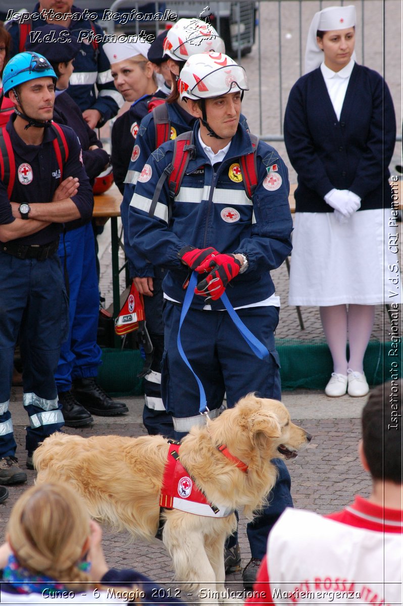 Cuneo - 6 Maggio 2012 - Simulazione Maxiemergenza- Croce Rossa Italiana - Ispettorato Regionale Volontari del Soccorso Piemonte