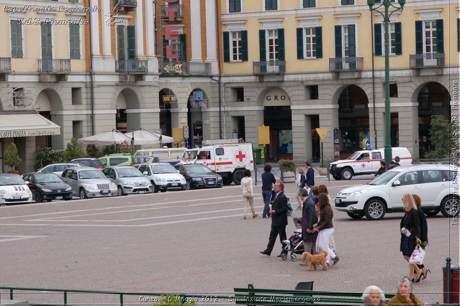 Cuneo - 6 Maggio 2012 - Simulazione Maxiemergenza- Croce Rossa Italiana - Ispettorato Regionale Volontari del Soccorso Piemonte