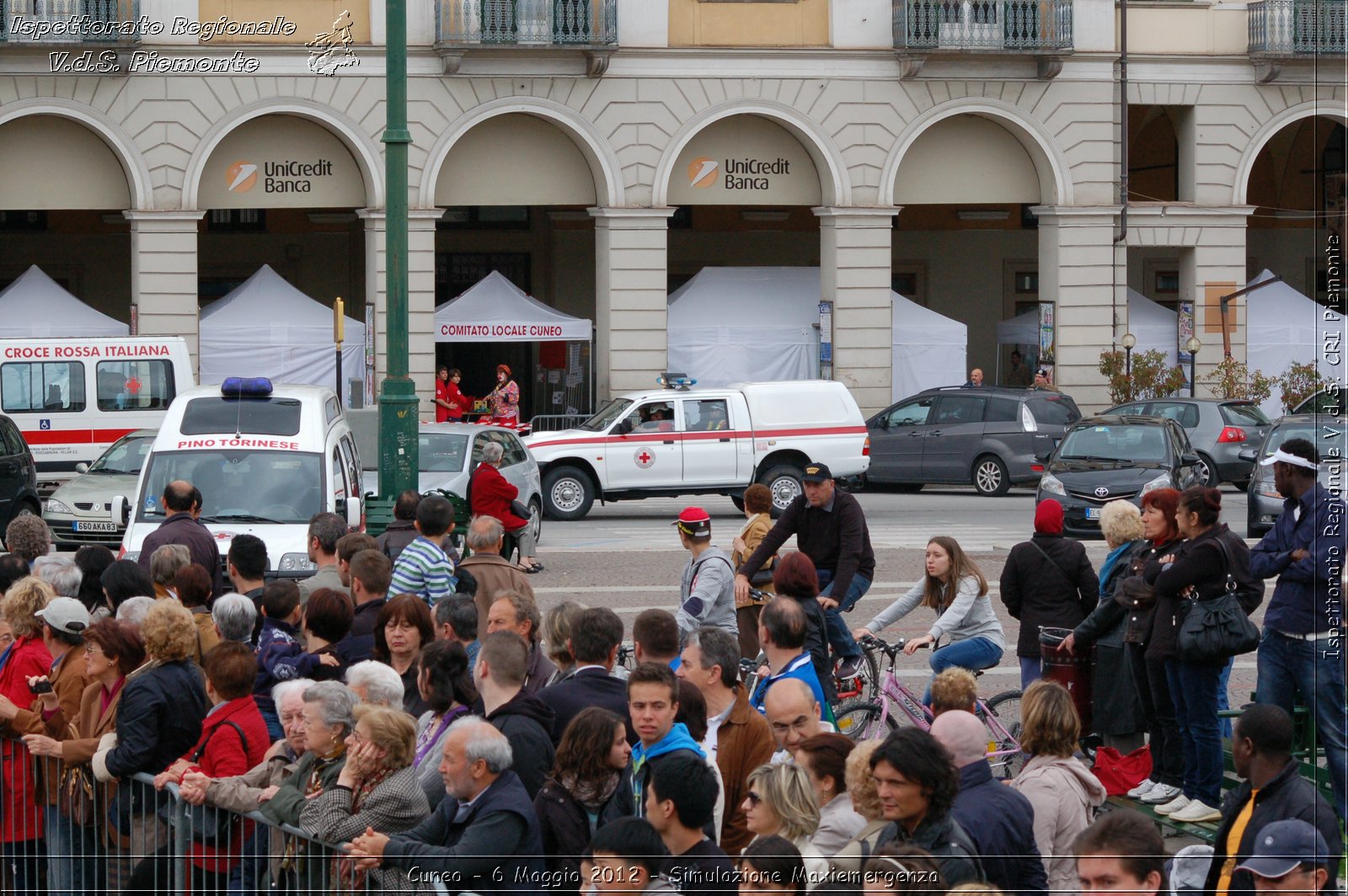 Cuneo - 6 Maggio 2012 - Simulazione Maxiemergenza- Croce Rossa Italiana - Ispettorato Regionale Volontari del Soccorso Piemonte