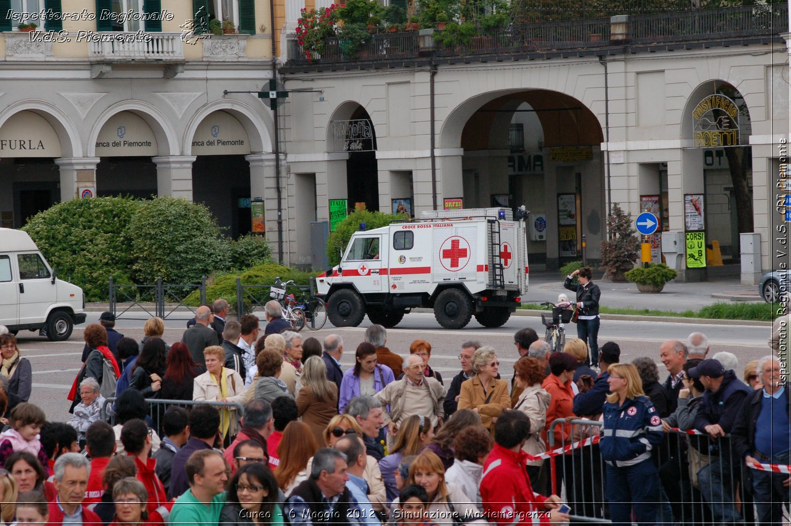 Cuneo - 6 Maggio 2012 - Simulazione Maxiemergenza- Croce Rossa Italiana - Ispettorato Regionale Volontari del Soccorso Piemonte