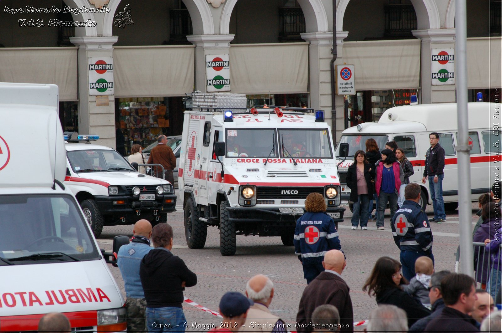 Cuneo - 6 Maggio 2012 - Simulazione Maxiemergenza- Croce Rossa Italiana - Ispettorato Regionale Volontari del Soccorso Piemonte