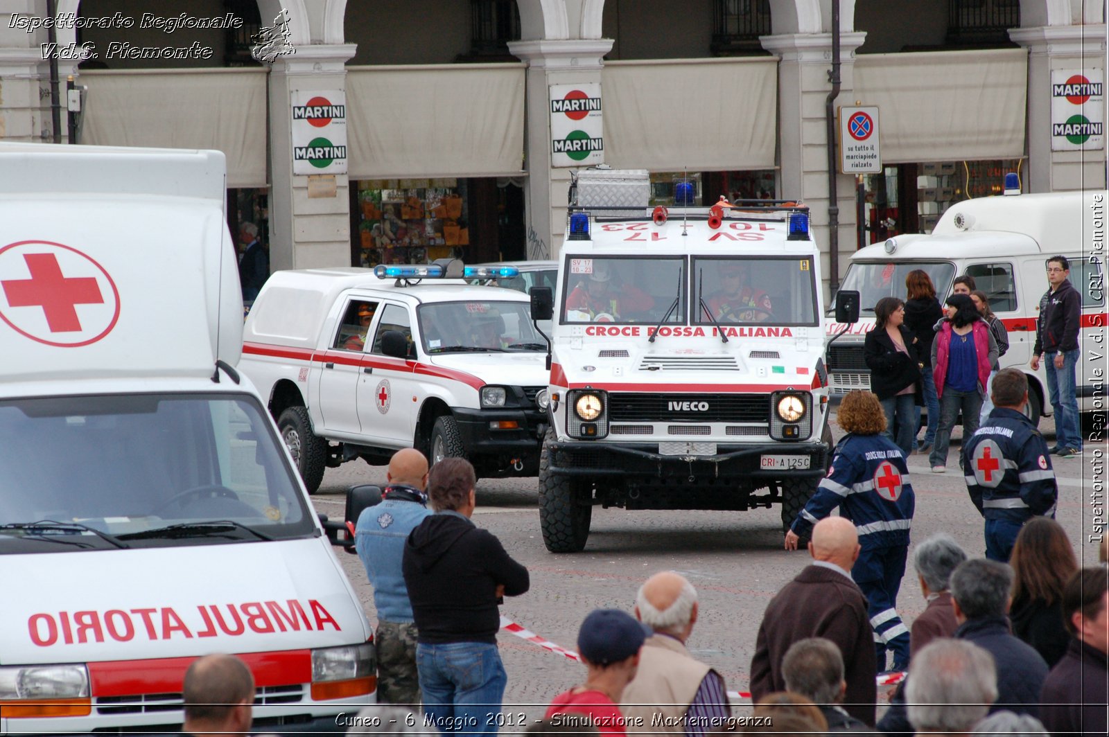 Cuneo - 6 Maggio 2012 - Simulazione Maxiemergenza- Croce Rossa Italiana - Ispettorato Regionale Volontari del Soccorso Piemonte