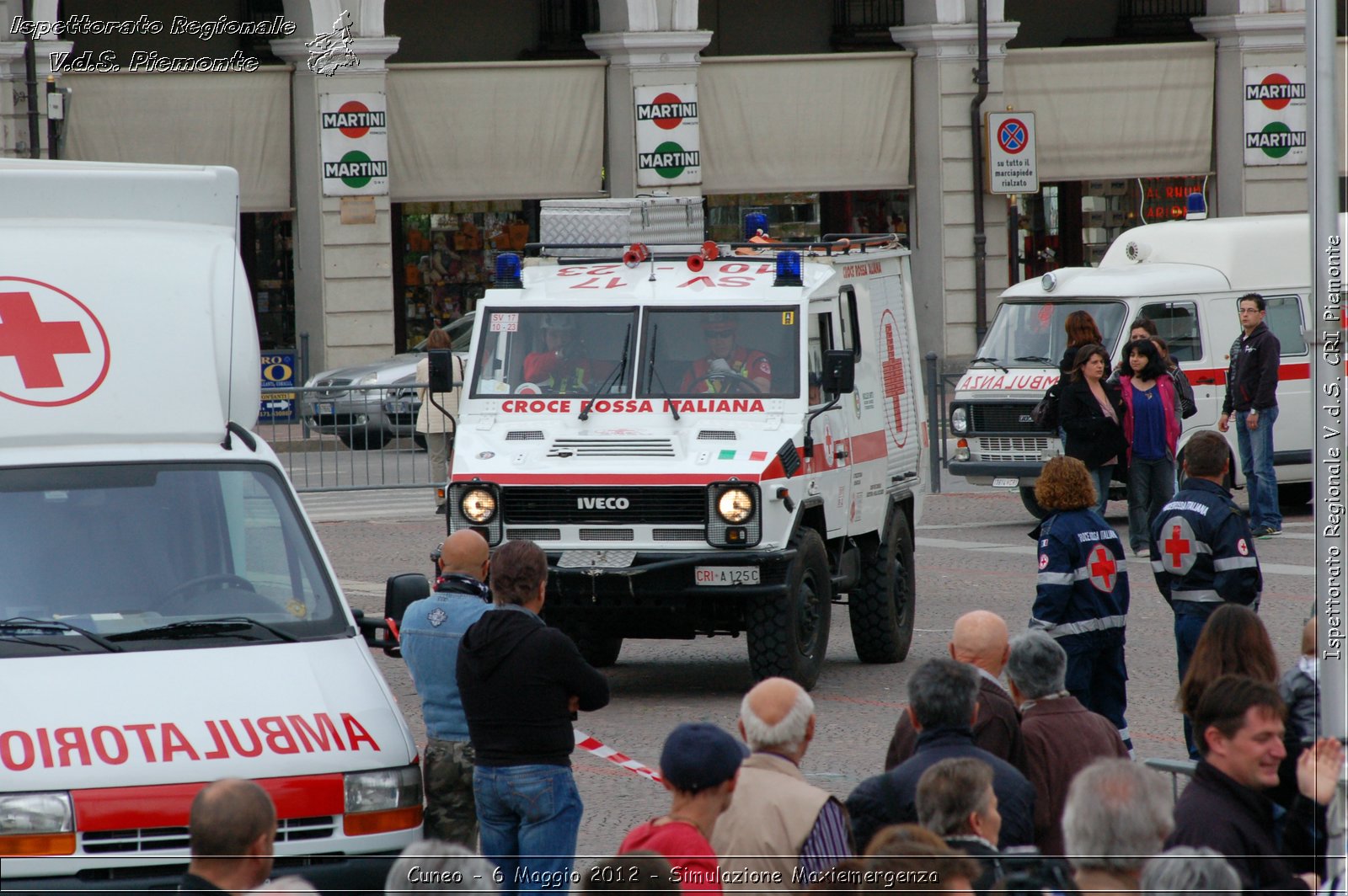 Cuneo - 6 Maggio 2012 - Simulazione Maxiemergenza- Croce Rossa Italiana - Ispettorato Regionale Volontari del Soccorso Piemonte