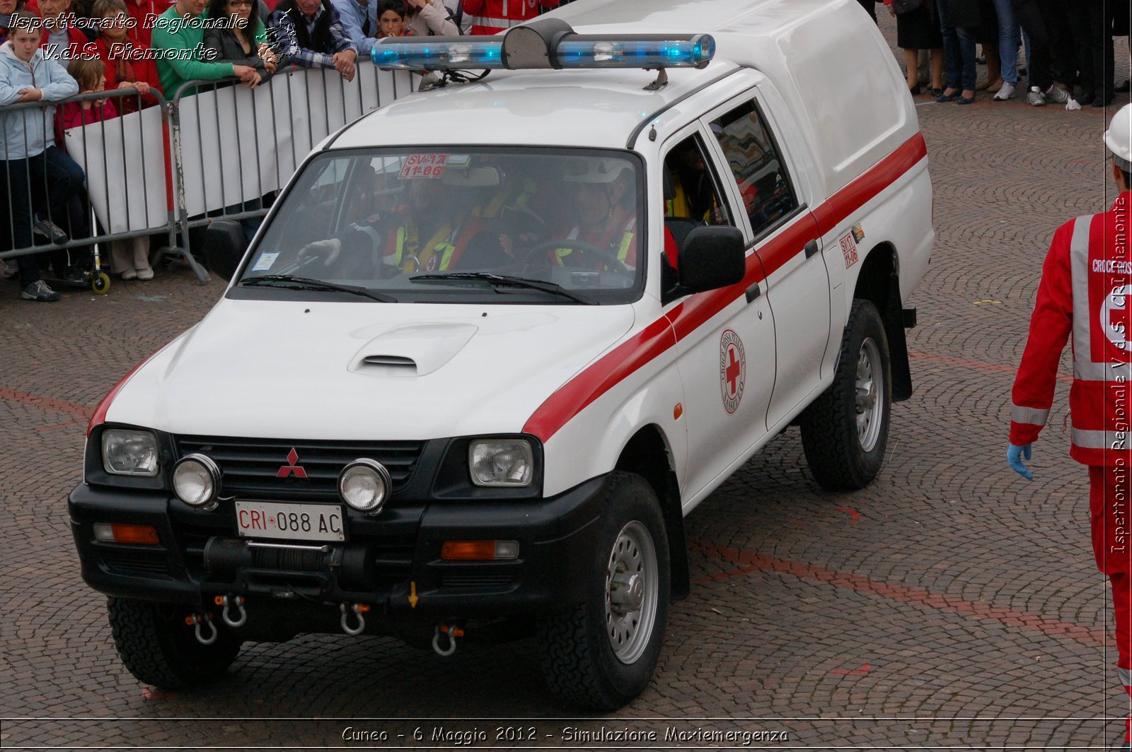 Cuneo - 6 Maggio 2012 - Simulazione Maxiemergenza- Croce Rossa Italiana - Ispettorato Regionale Volontari del Soccorso Piemonte