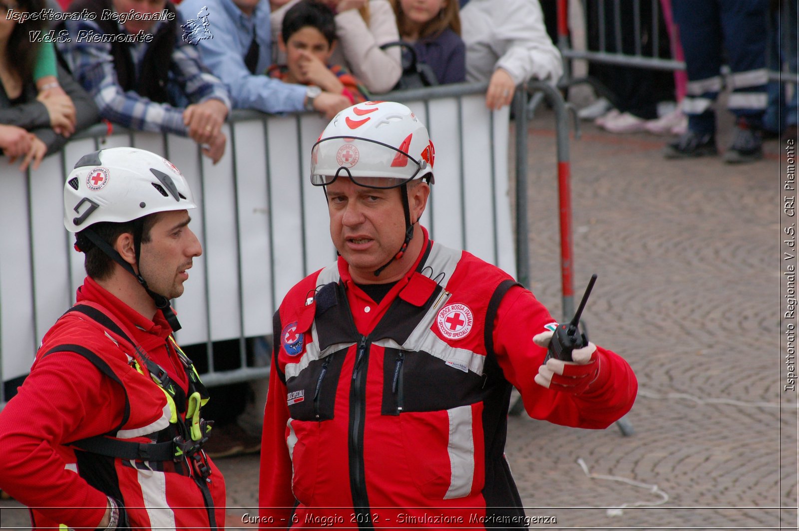 Cuneo - 6 Maggio 2012 - Simulazione Maxiemergenza- Croce Rossa Italiana - Ispettorato Regionale Volontari del Soccorso Piemonte